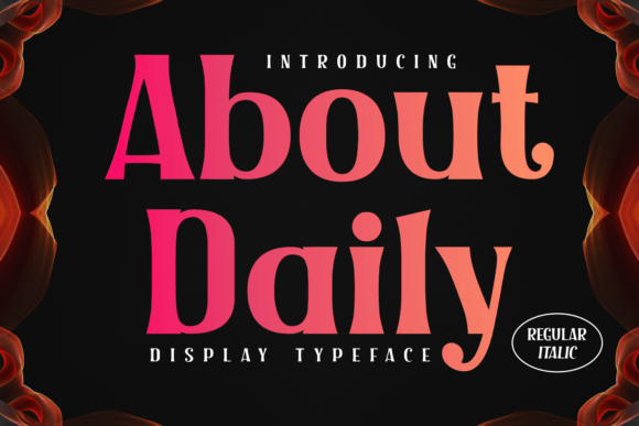 About Daily: A Sophisticated Font for Small Business Branding