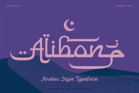 Alibon Arabic: A Premium Display Typeface for Islamic Campaigns