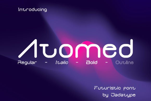 Atomed: The Futuristic Display Font for Scroll-Stopping Campaigns