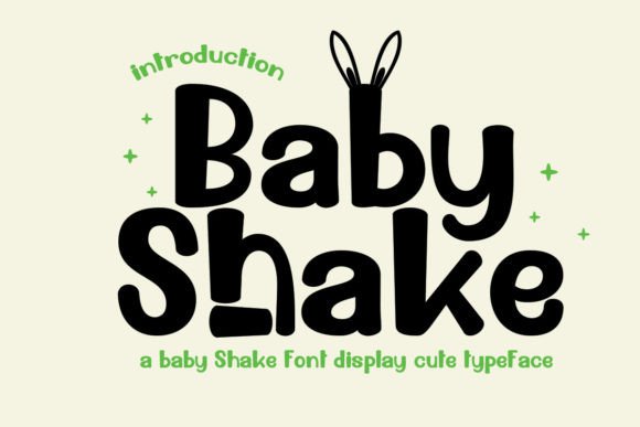 Baby Shake: A Playful Display Font for Modern Web Design