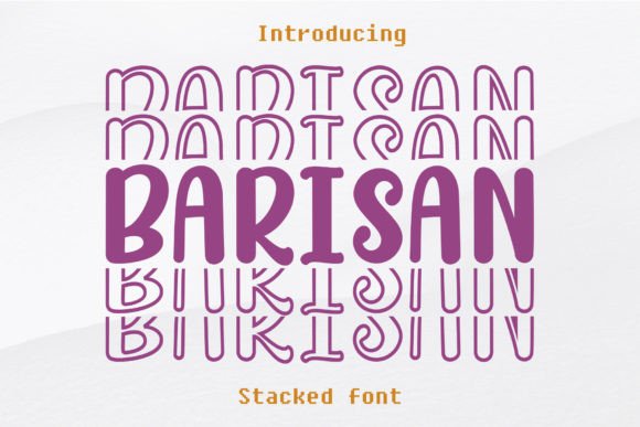 Barisan: A Stylish Display Font for Editorial Design