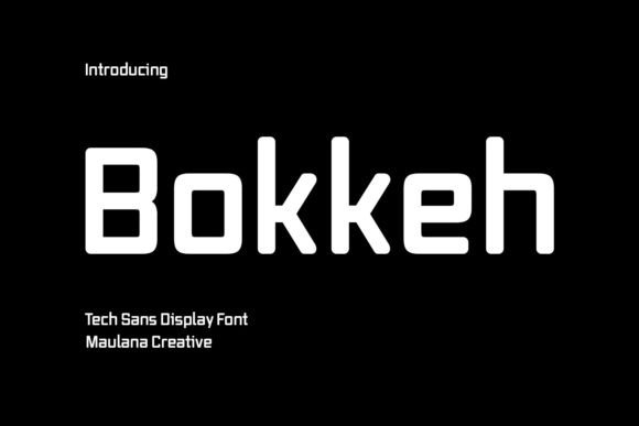 Bokkeh Font Review: A Futuristic Display Typeface for Modern Branding