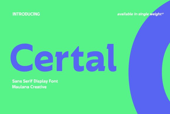 Certal Font for Bold Branding Projects