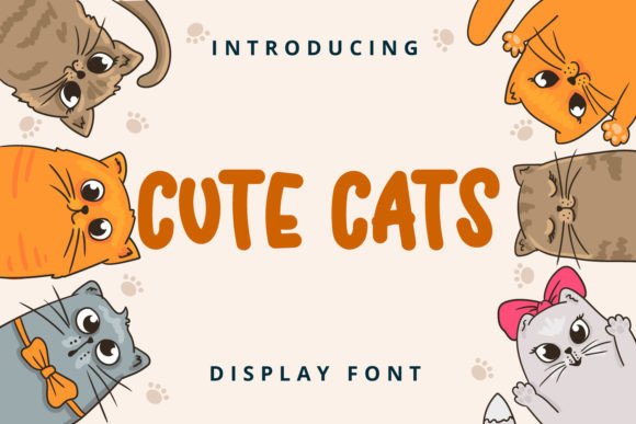 Cute Cats Font Review for Branding and Design Projects