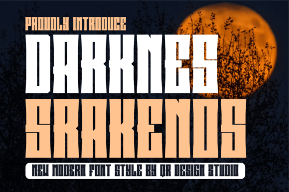 Darknes Srakenos: A Modern Font for Polished Branding