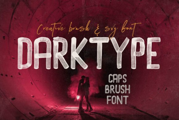 Darktype: The Brush Script Font for Handmade Branding