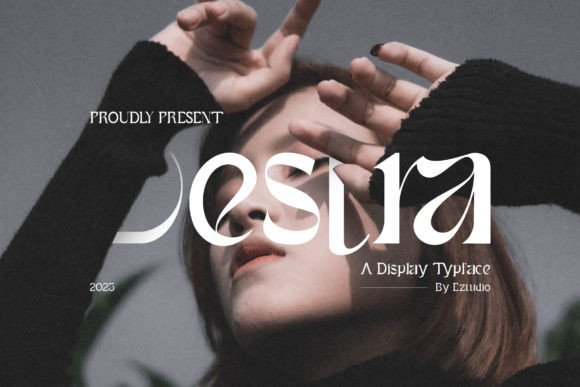 Destra: A Modern Display Typeface for Editorial Design