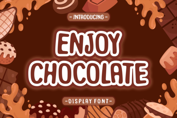 Enjoy Chocolate: A Luxurious Display Font for Web Design
