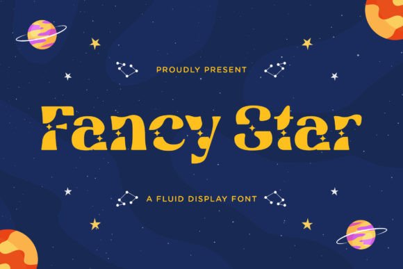 Fancy Star Font for Web Design