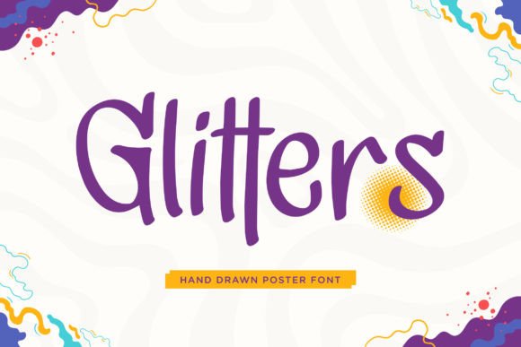 Glitters Font for Web Design