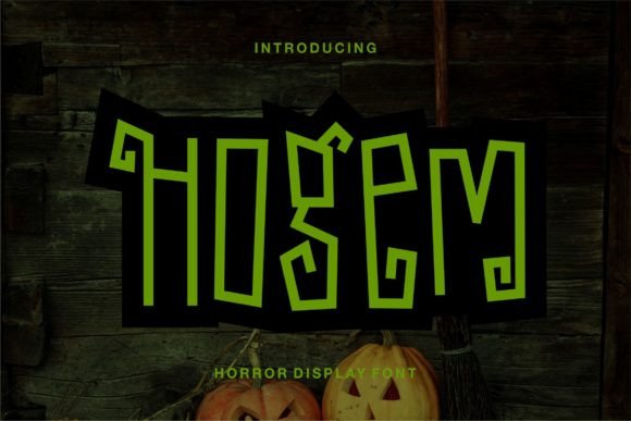 Hogem Font for Spooky and Engaging Visuals