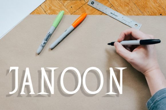 Janoon: A Display Font That Elevates Campaign Design