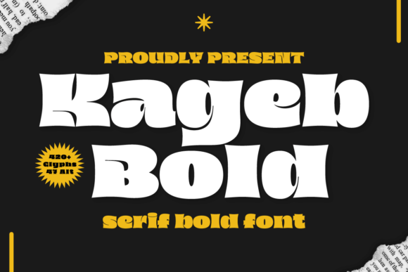 Kageb Bold: A Strong Typeface for Editorial Impact