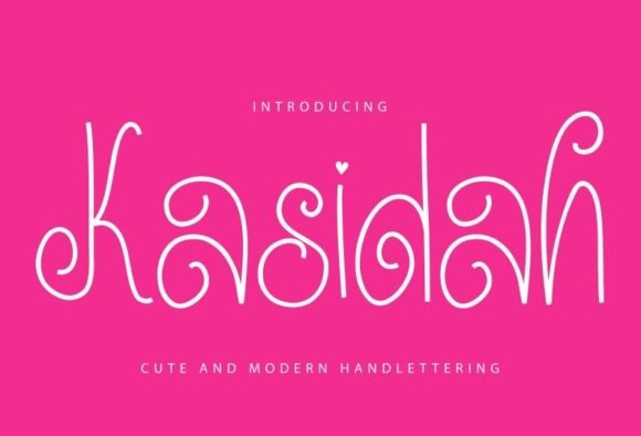 Kasidah: A Handwritten Font for Timeless Editorial Design