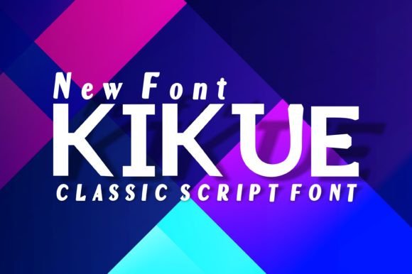Kikue: A Professional Display Font for Your Brand