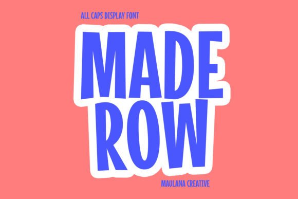 Make Your Brand Stand Out with the Maderow Font