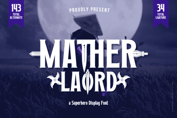 Mather Laord: The Bold Display Font for Modern Web Design