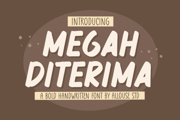 Megah Diterima: The Quirky Display Typeface That Elevates Campaign Visuals