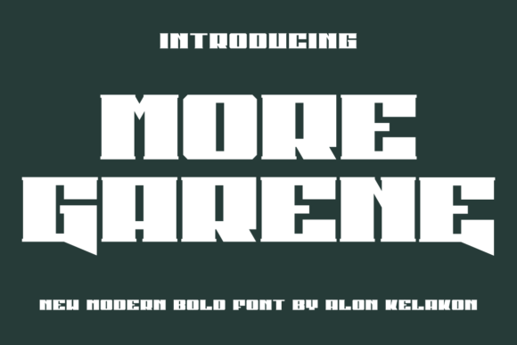 More Garene: A Cool Font for Small Business Branding