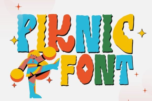Piknic: The Hand-Painted Display Font for Custom Craft Products
