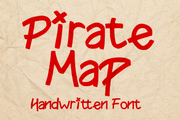 Pirate Map Font for Bold Visual Storytelling