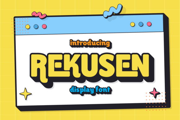 Rekusen: A Bold Display Font for Editorial Design