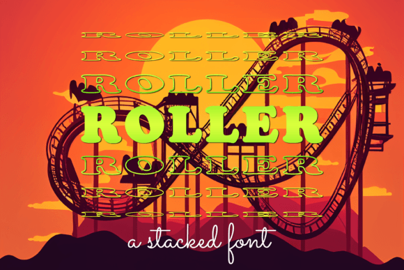Roller Font for Handmade Creations