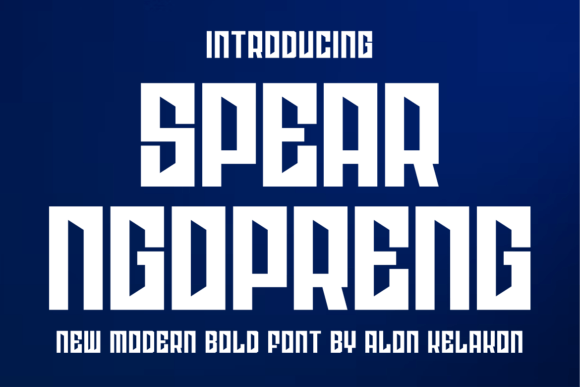 Spear Ngopreng: The Display Typeface That Powers Campaign Visuals
