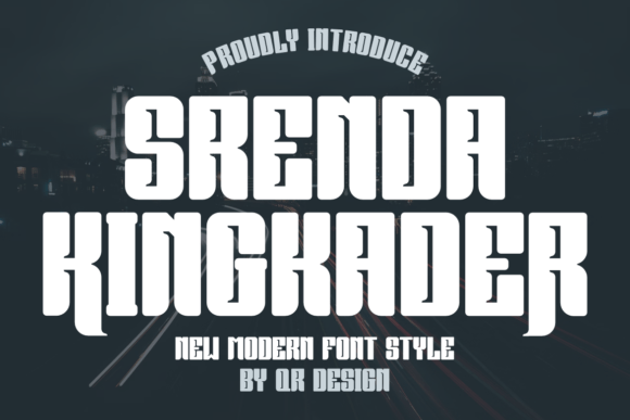 Srenda Kingkader Font for Branding and Design