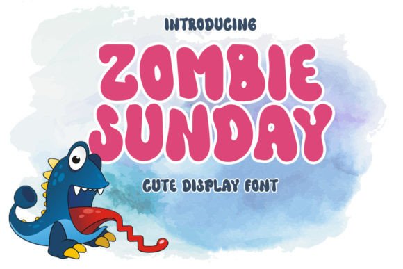 Zombie Sunday Font for Handmade Creations